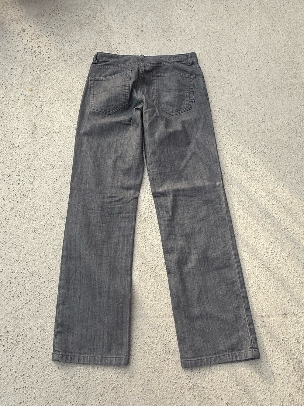 Patagonia Iron Clad Gray Organic Cotton Denim Jeans Men Size 32